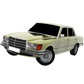 Mercedes-Benz 450SE 3D Object | FREE Artlantis Objects Download
